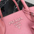 Prada 1BA269 Saffiano Leather Prada Monochrome Bag Pink