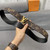 LV Women's Men's Belts Collection Louis Vuitton Initials 40MM Belt 19097