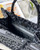 Dior M1265 Small Book Tote Gray Multicolor Mizza Embroidery