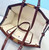 Fendi 8BH374 Peekaboo X Tote Beige Canvas Bag - luxibagsmall