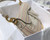 Dio Saddle Bag M0446 Beige Toile de Jouy Embroidery