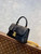 LV M46008 Louis Vuitton Madeleine BB Monogram Empreinte Leather Black