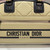 Dior M6202 Medium Vibe Zip Bowling Bag Apricot