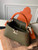LV M57522 Louis Vuitton Capucines BB Handbag Green and Brown