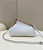 Fendi 8BP129 First Small Fuchsia leather and python leather bag 80018M White