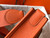 Hermes H083435 Evelyne III 29 Shoulder Bag Silver Hardware Orange