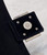Fendi 8BR793 Midi Baguette Chain FF Fabric Bag Black