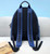 Fendi Backpack Calfskin Leather 2263 Blue