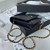 Chanel AP0250 Wallet on Chain Grained Calfskin A33814 Black Gold