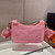 Prada 1BH204 Prada Re-Edition 2005 Raffia  Bag in Pink