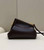 Fendi 8BP129 First Small Fuchsia leather bag 80018M Black