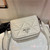 Prada 1BD283 Women's Spectrum Leather Shoulder Crossbody Bag White