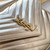 YSL 672609 Joe Backpack In Lamé Leather Gold