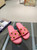 Valentino Stud Flatform Slide Sandal in Quilted Nappa V78101