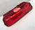 Fendi 8BR792 Medium Baguette 1997 Red Satin Bag with Sequins 0127L