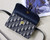 Dior Saddle Belt Bag S5619 Blue Dior Oblique Jacquard