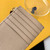 YSL Monogram Fragments Zippered Card Case In Grain De Poudre Embossed Leather 607915 Apricot Gold