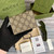 Gucci 658610 GG Marmont Card Case Wallet Black