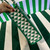 Prada 1BA356 Large Prada Symbole Jacquard Fabric Handbag Green White