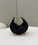 Fendi Nano Fendigraphy Black  Leather Charm 7AS089 Black