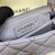 Chanel A92991 Large Flap Bag With Top Handle handBag Light Blue
