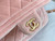 Chanel AS1115 Flap Bag Classic Velvet Light Pink