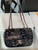 Chanel 2022 CF Flap Rhinestone Limited Edition Bag Sequins Black