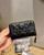 Dior Caro Mini zipper clutch 5087 Black