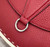 Fendi 655 Fendi Moonlight Shoulder Saddle Leather Bag Red - luxibagsmall