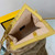 Fendi FIRST Medium Bag Beige flannel bag with embroidery  8BP127