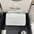 Chanel CF A01113 Classic Flap Bag in Lambskin White