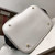 Burberry 39457261 Ashby White Canvas Hobo Bag