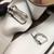 Burberry 39457261 Ashby White Canvas Hobo Bag