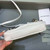 Balenciaga 6940271VG9 Le Cagole Mini Multipouch in White Crocodile