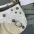 Balenciaga 6940271VG9 Le Cagole Mini Multipouch in White Crocodile