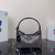 Prada 1NE515 Satin mini-bag with artificial crystals Black