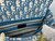 Dior M0565 Medium Lady D-Life Bag Oblique Jacquard Blue