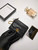 Gucci 627064 GG Marmont Keychain Wallet Black