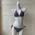 Dior Women's  BIKINI TOP Black Dior Oblique Technical Fabric 11BB01 - luxibagsmall