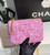 Chanel AS1116 Mini Flap bag 18cm Tweed Pink