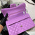 Chanel CF A01113 Classic Flap Bag in Lambskin Purple