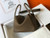 Hermes Lindy 26cm Designer Tote Shoulder Bags Gray Silver - luxibagsmall