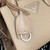 Prada 1BA269 Small Prada Kristen Saffiano bag Gray