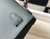 Hermes Kelly Bag Hermes 19CM Epsom Shoulder Mini Bag Dark gray 20474
