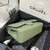 Chanel CF A01113 Classic Flap Bag in Lambskin Green