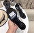 YSL Cassandra Sandals In Patent Leather With Monogram Black 30122 - luxibagsmall