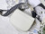 Dior M9320 Large Dior Bobby Bag Latte Box Calfskin With Blue Oblique Embroidered Strap