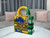 Dior M0565 Medium Lady D-Life Bag Brigh Yellow and Green D-flower Pop Embroidery