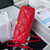 Chanel Small Flap Bag Lambskin Gold-Tone Metal AS3206 Red