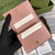 Gucci 658610 GG Marmont Card Case Wallet Pink